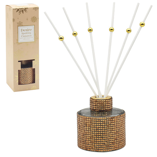 Desire Gold Diamante Cinnamon Diffuser 100ml