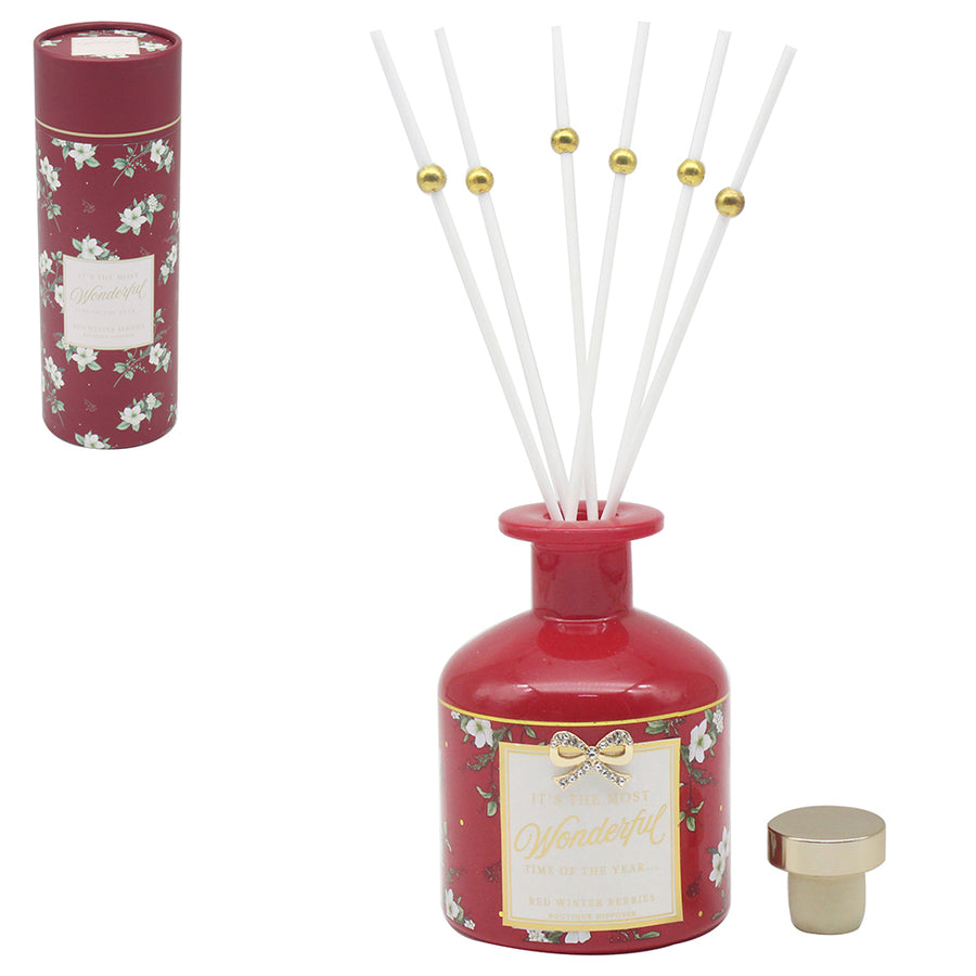 Madelaine Red Christmas Reed Diffuser 200ml