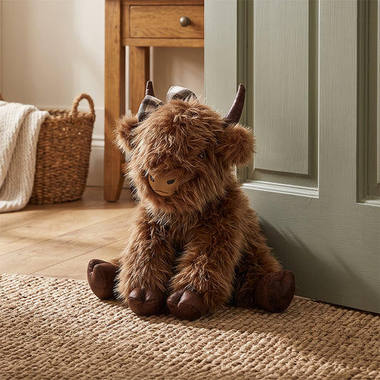 Hatty Highland Cow Doorstop 25cm