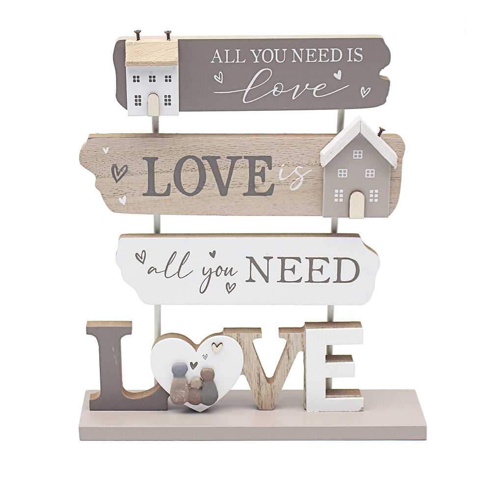 All You Need Is Love Standing Plaque