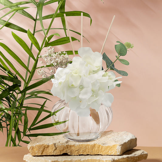 White Hydrangea Flower 200ml Reed Diffuser