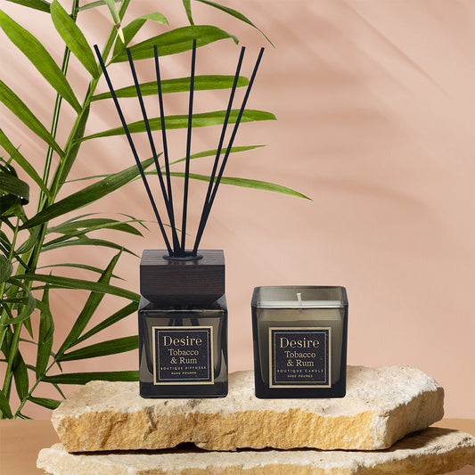 Tobacco & Rum 100ml Reed Diffuser and Scented Candle