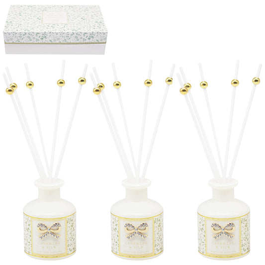 Home is My Happy Place Set of 3 Ornate Diffusers.