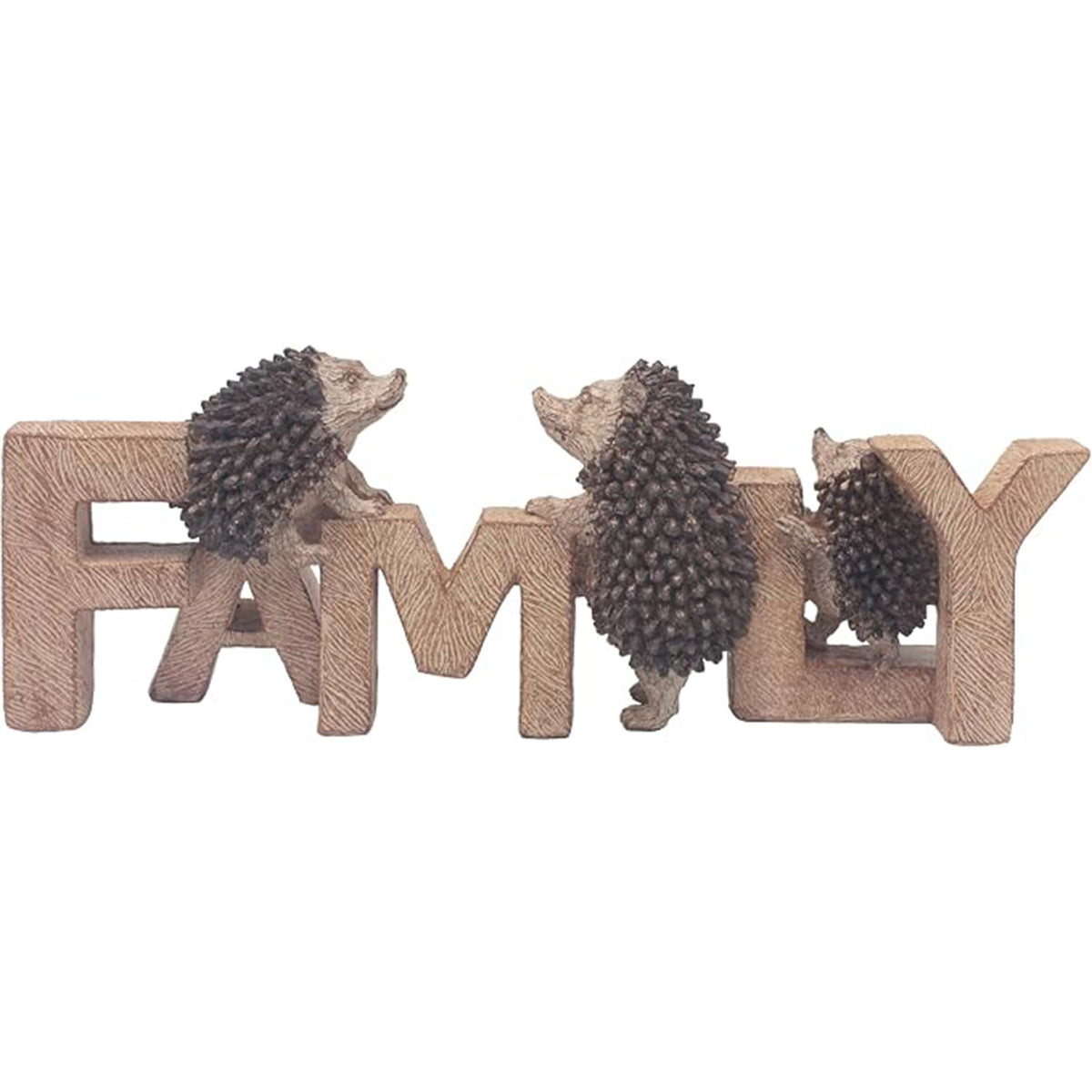 Prickles Hedgehog Family Plaque