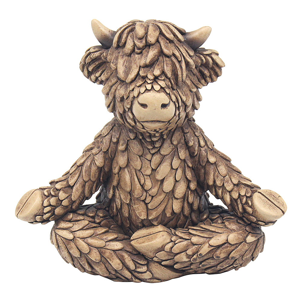 Hughie Highland Cow Yoga Ornament