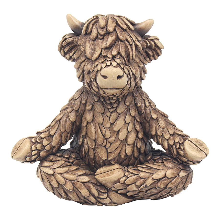 Hughie Highland Cow Yoga Ornament