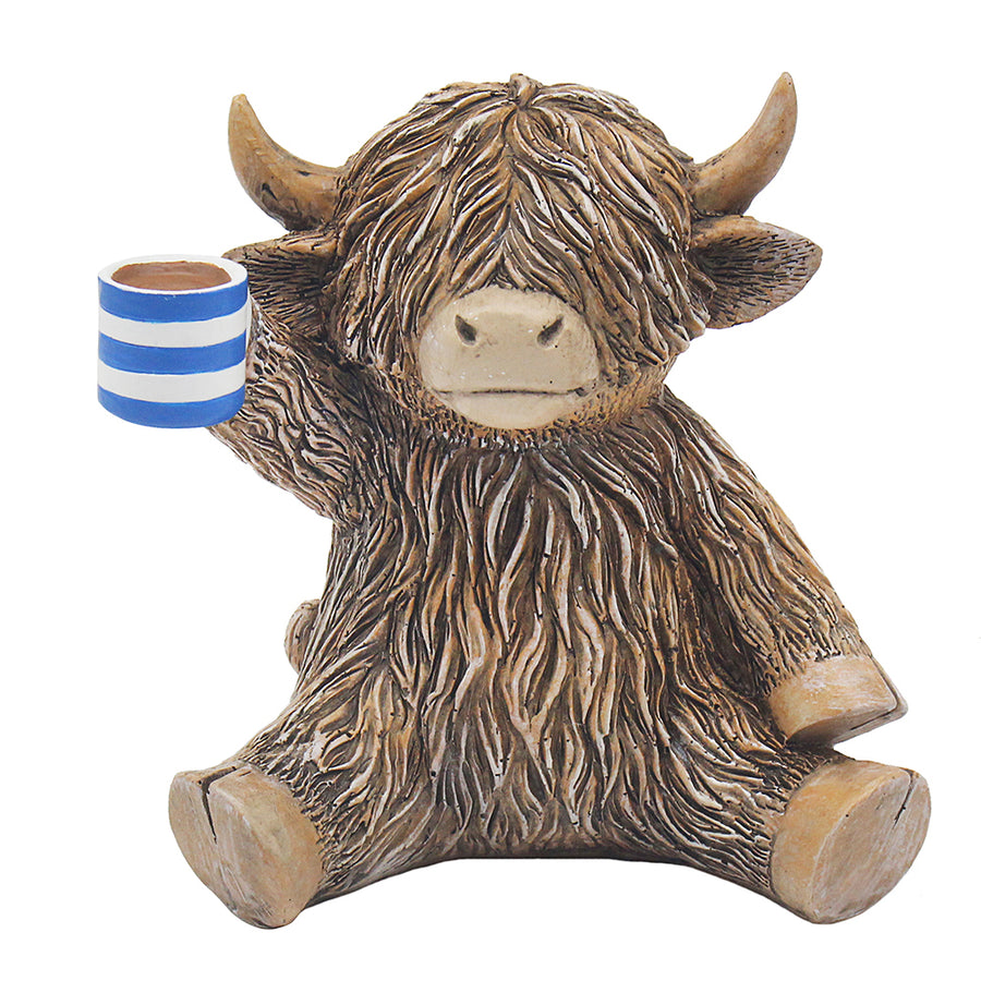 Happy Highland Cow Moo Brew Ornament