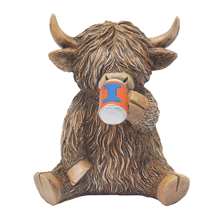 Happy Highland Cow Iron Bru Ornament