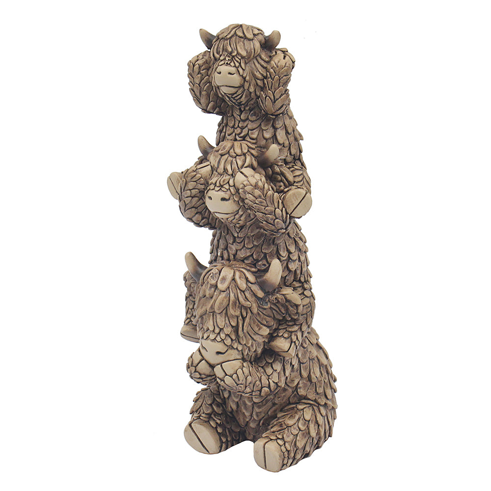 Hughie Highland Cow Moo Stack Ornament