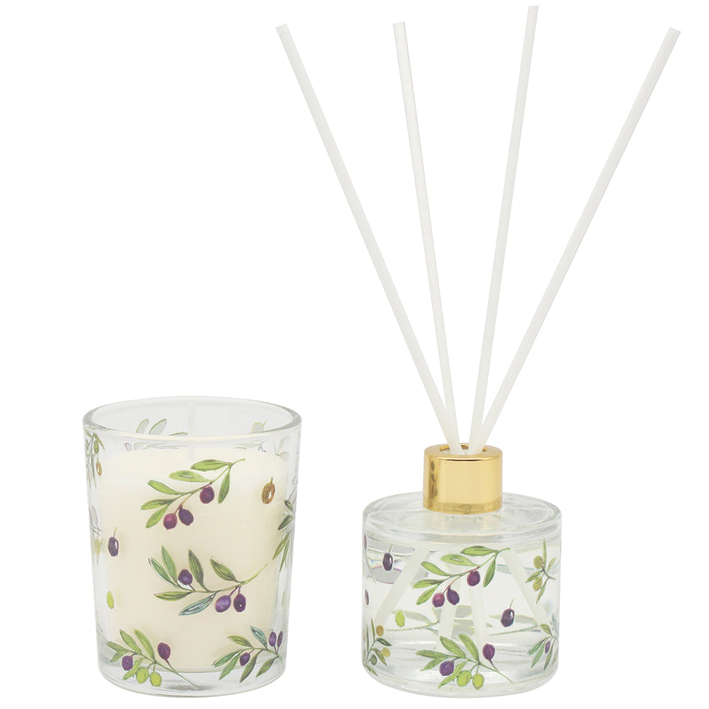 Olive Grove Candle & Diffuser Set