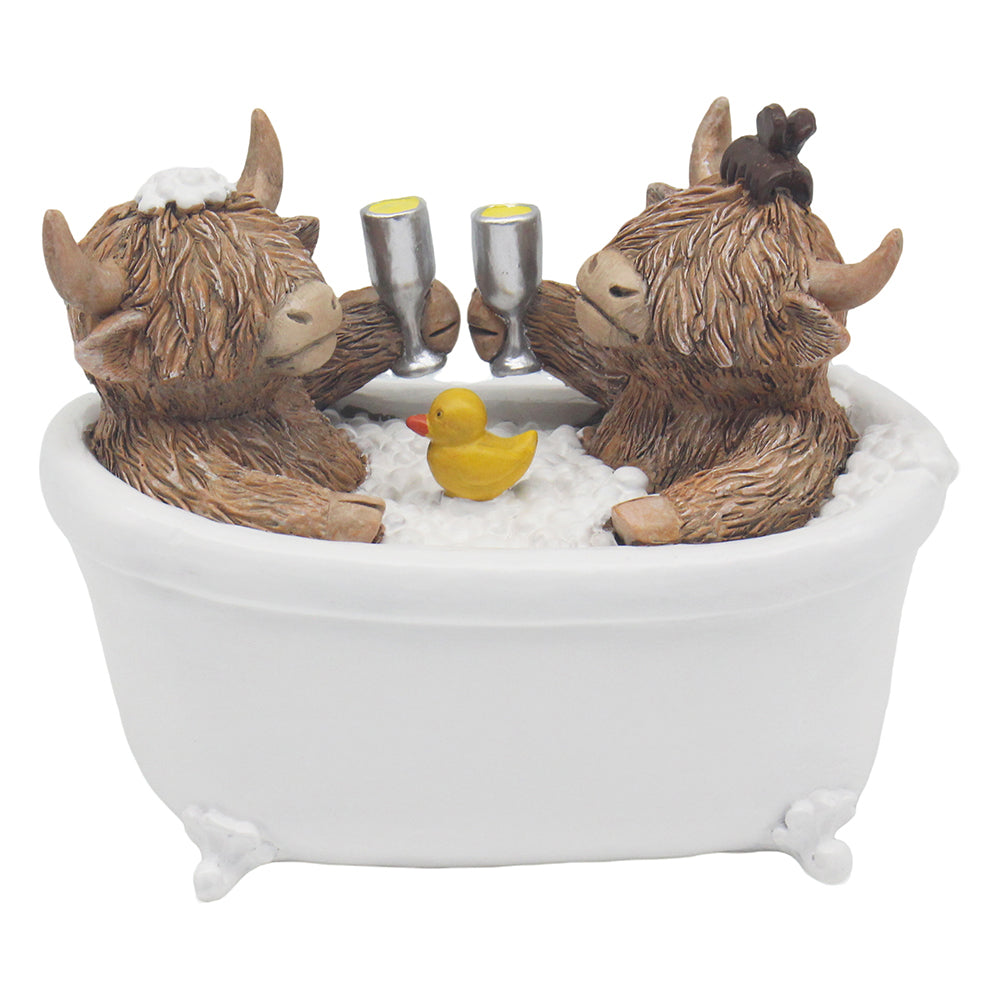 Highland Cow Relaxing Bath