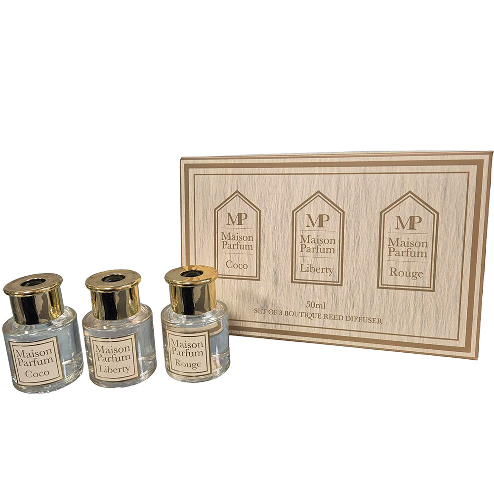 Desire Round Boutique Reed Diffusers (Set of 3)