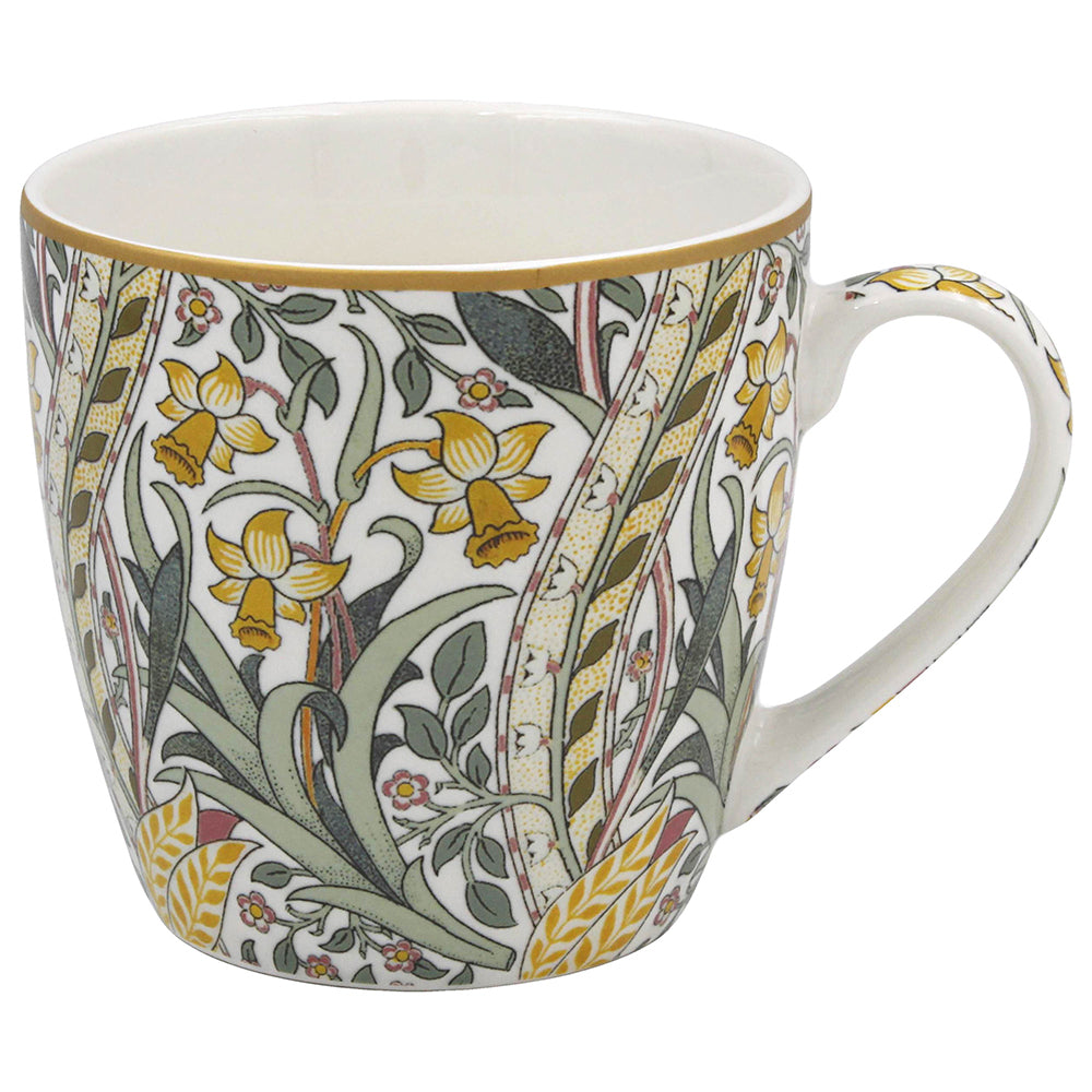 William Morris Daffodil Breakfast Mug