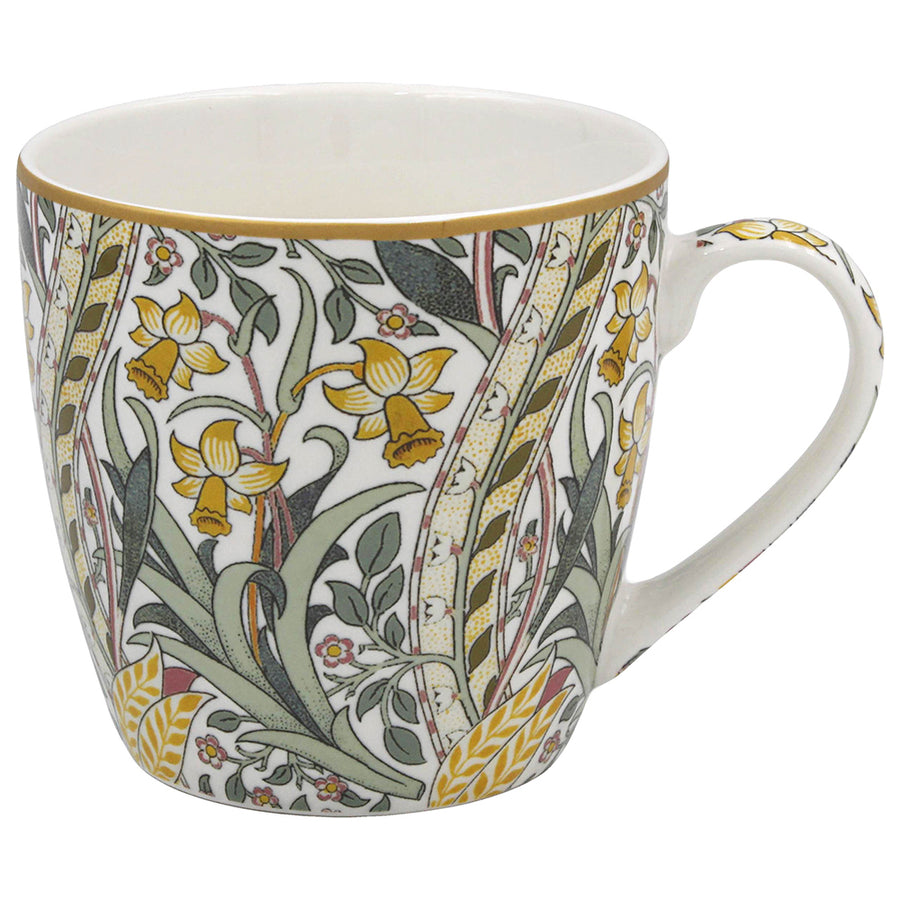 William Morris Daffodil Breakfast Mug
