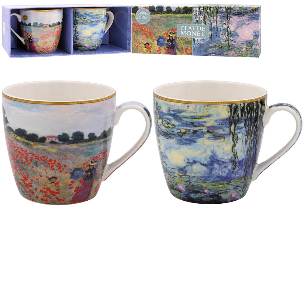 Claude Monet Breakfast Mugs (Set of 2)