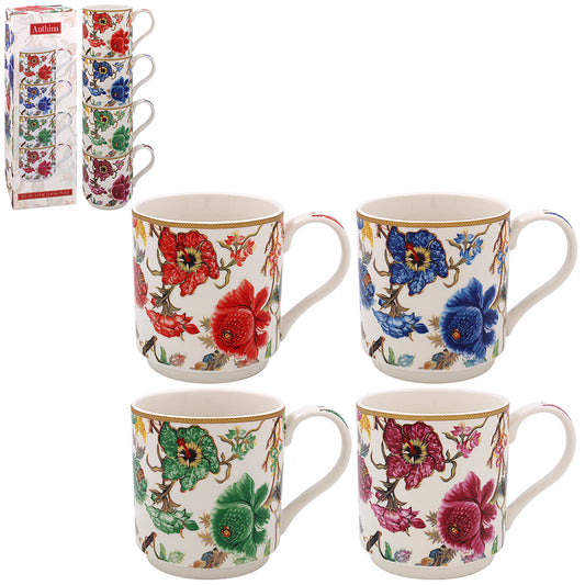 William Morris Anthina Stacking Mugs (Set of 4)