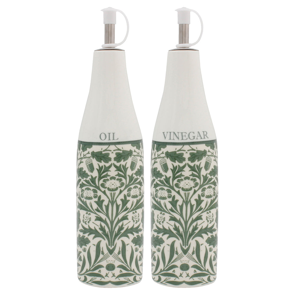 William Morris Acorn Oil & Vinegar Bottle Set