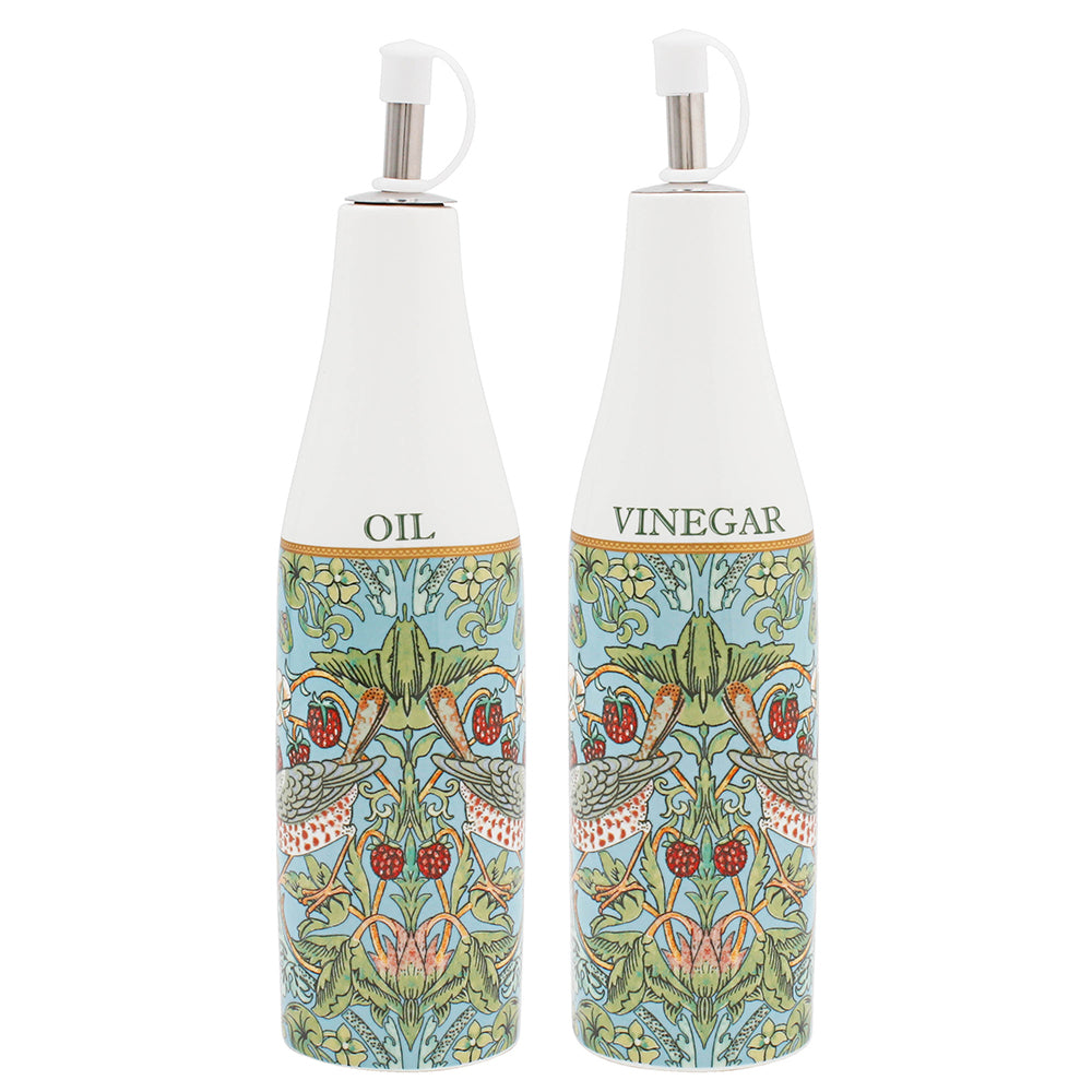 William Morris Strawberry Thief Oil Vinegar Set