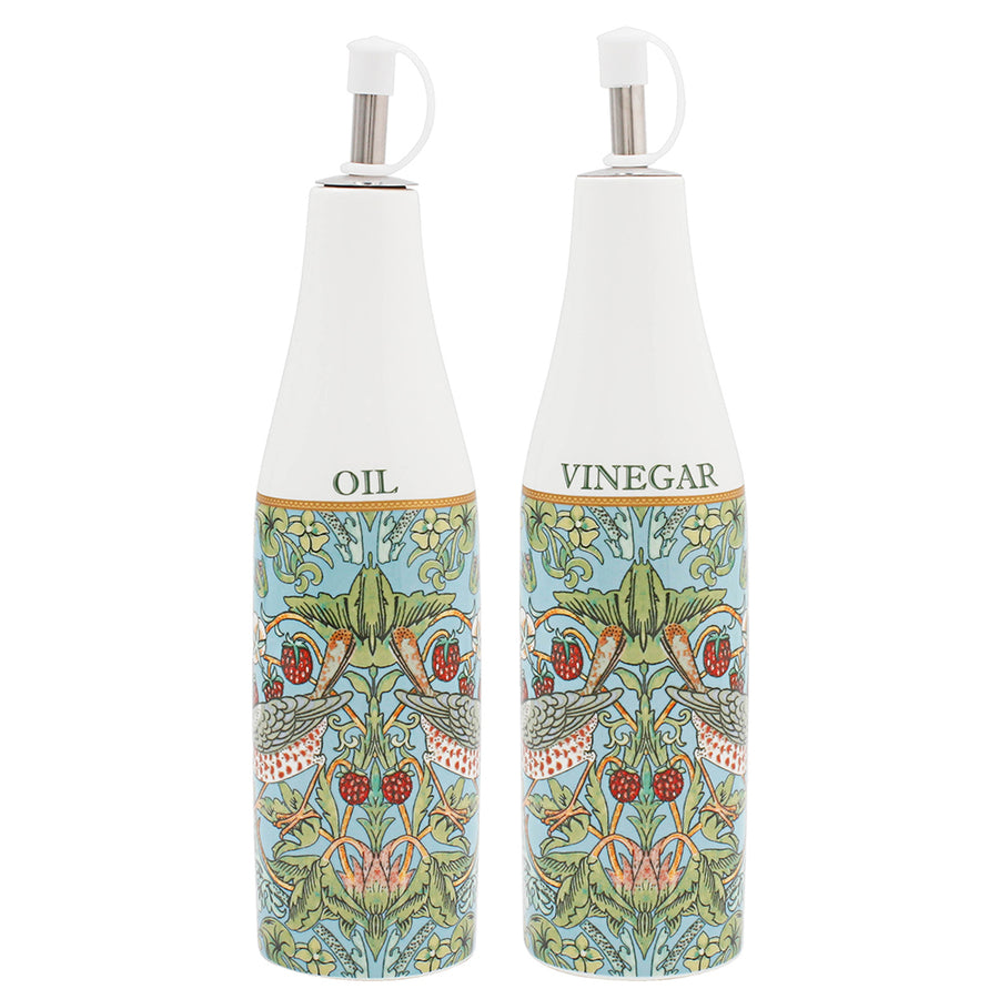 William Morris Strawberry Thief Oil Vinegar Set