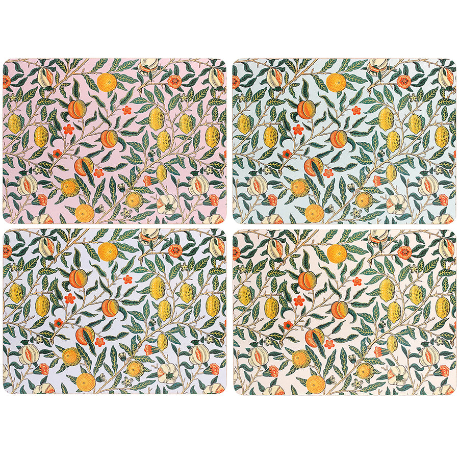 William Morris Fruits Placemats (Set of 4)