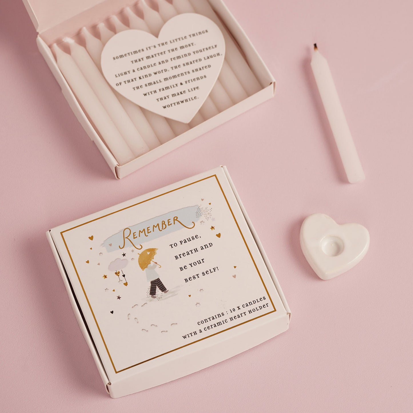 The Little Things Set of Mini Candles Remember