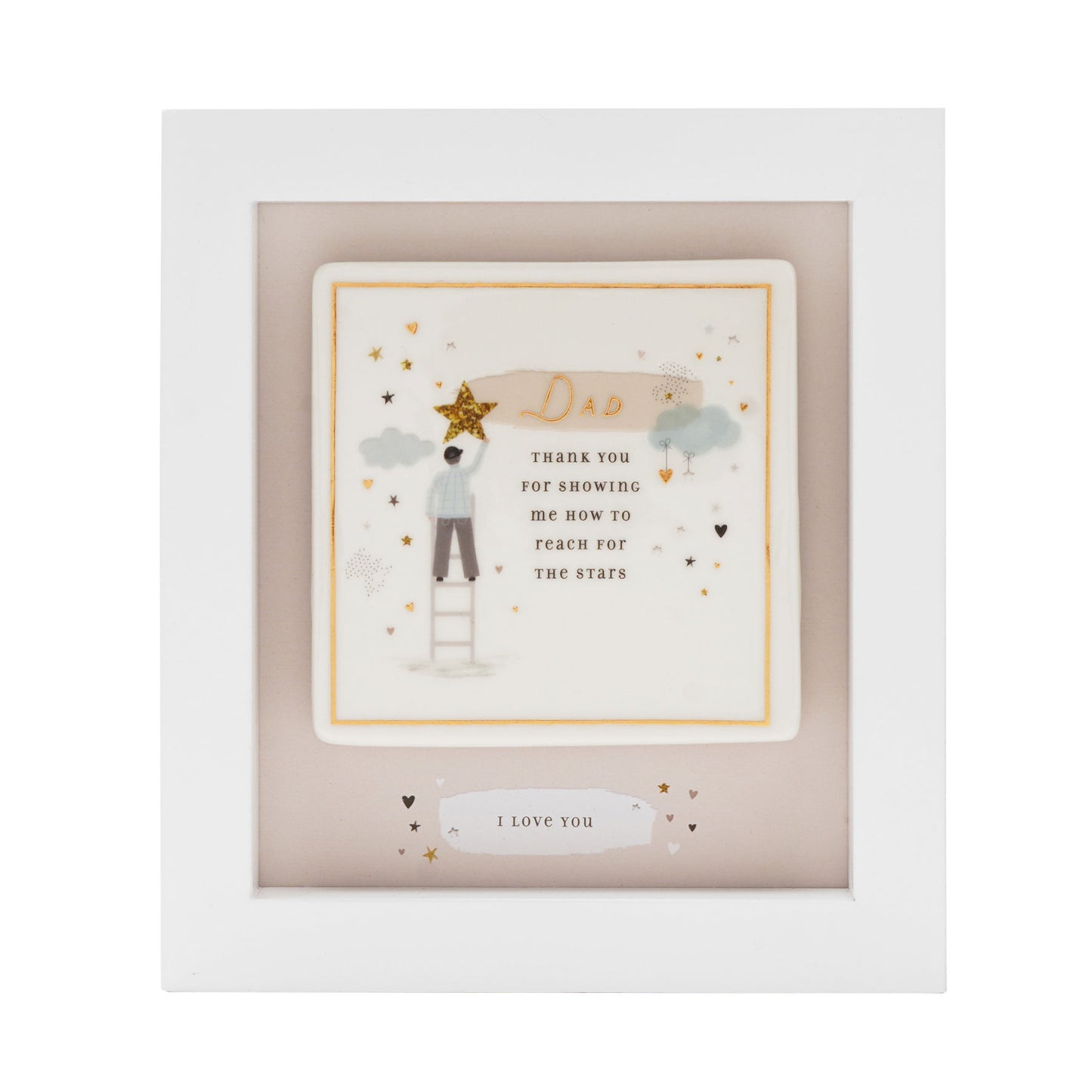 The Little Things Boxed Plaque Dad