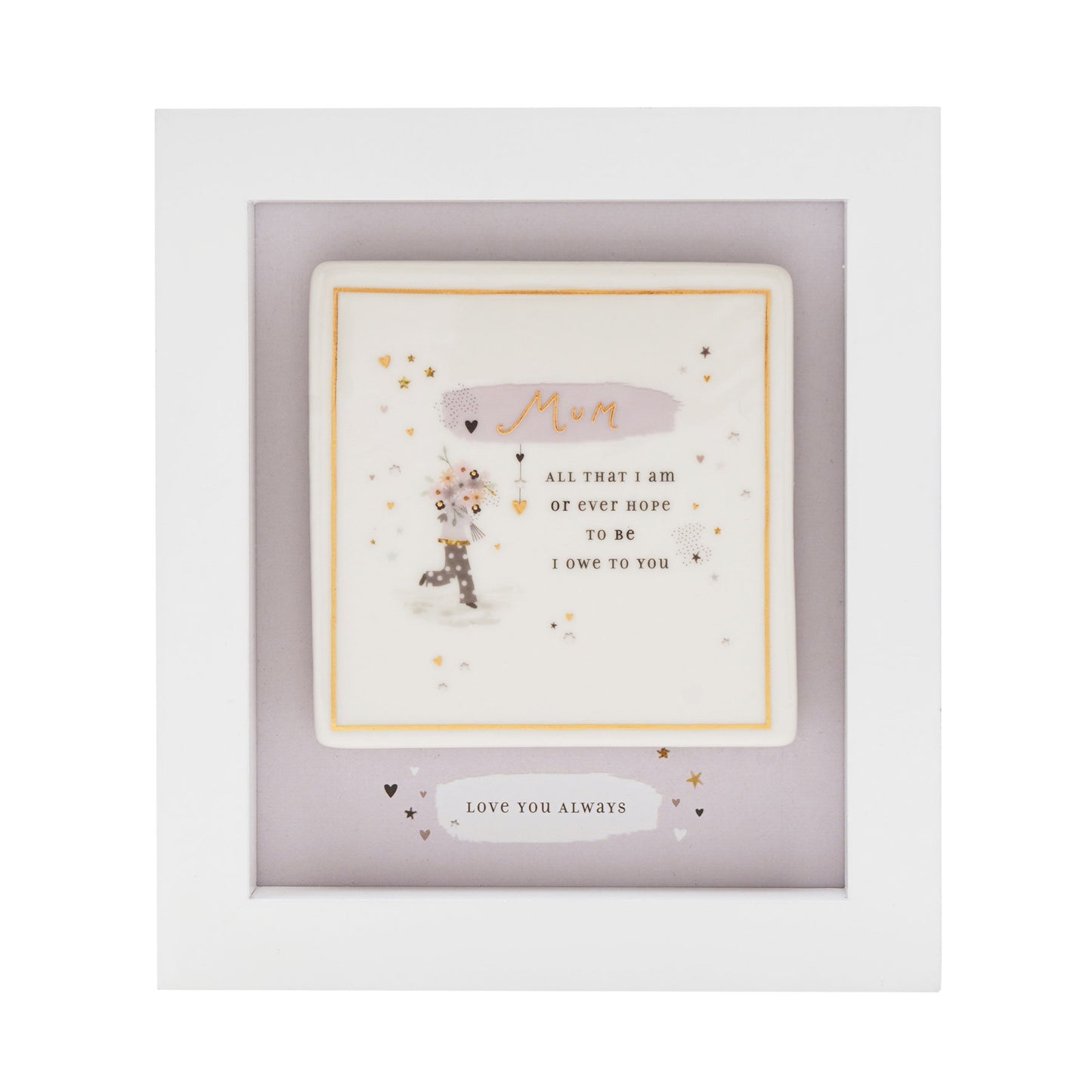 The Little Things Boxed Plaque Mum