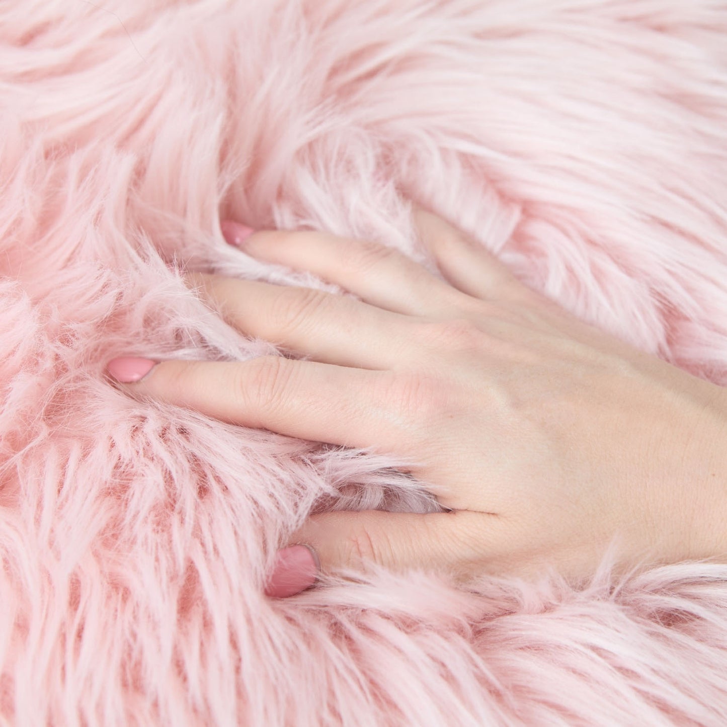 Lux Faux Fur Heather Room Rug