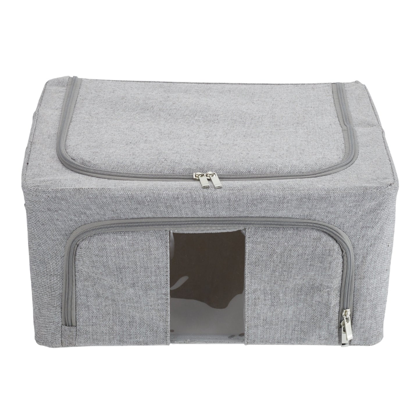 100L Metal Frame Fabric Clothes Storage Box
