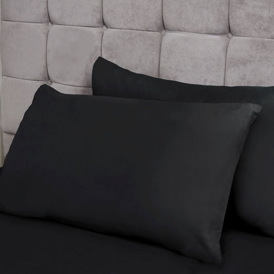 Lyla Black Housewife Pillowcase (Pair)