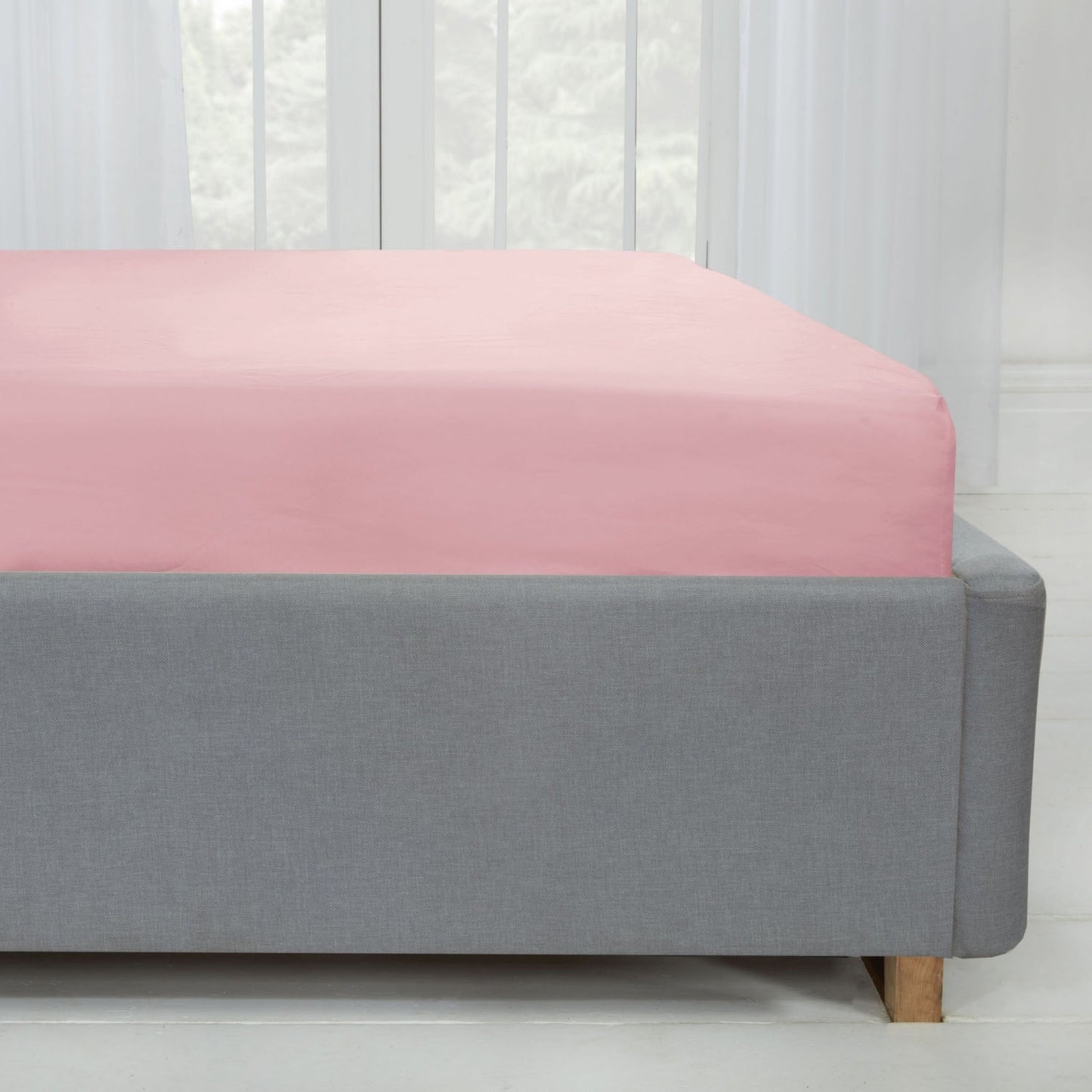 Lyla Blush Pink Fitted Sheet