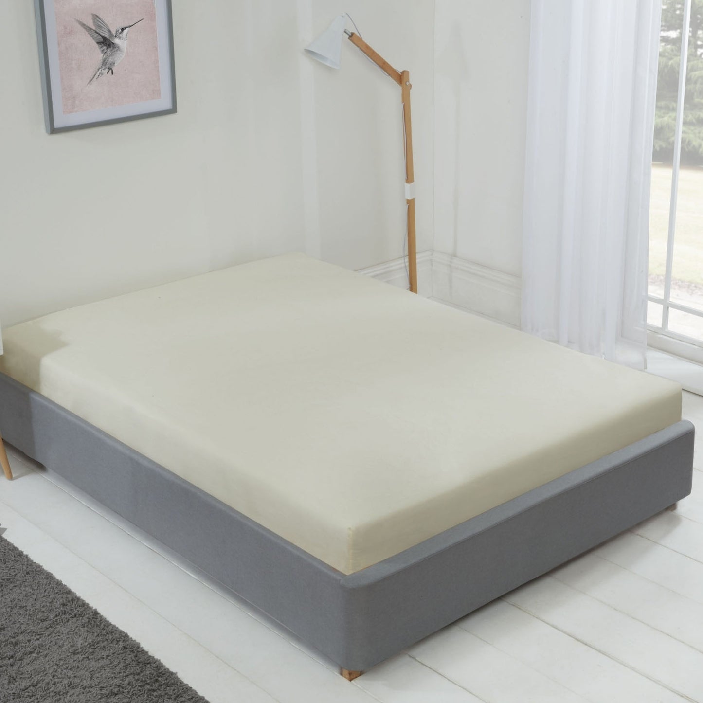 Lyla Cream Fitted Sheet