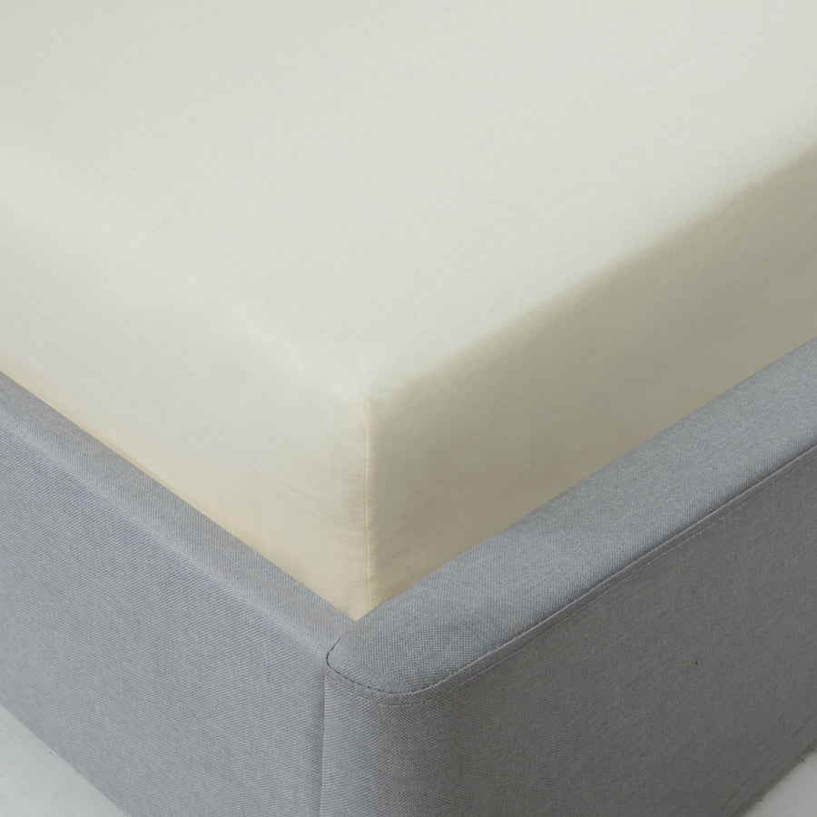 Lyla Cream Fitted Sheet