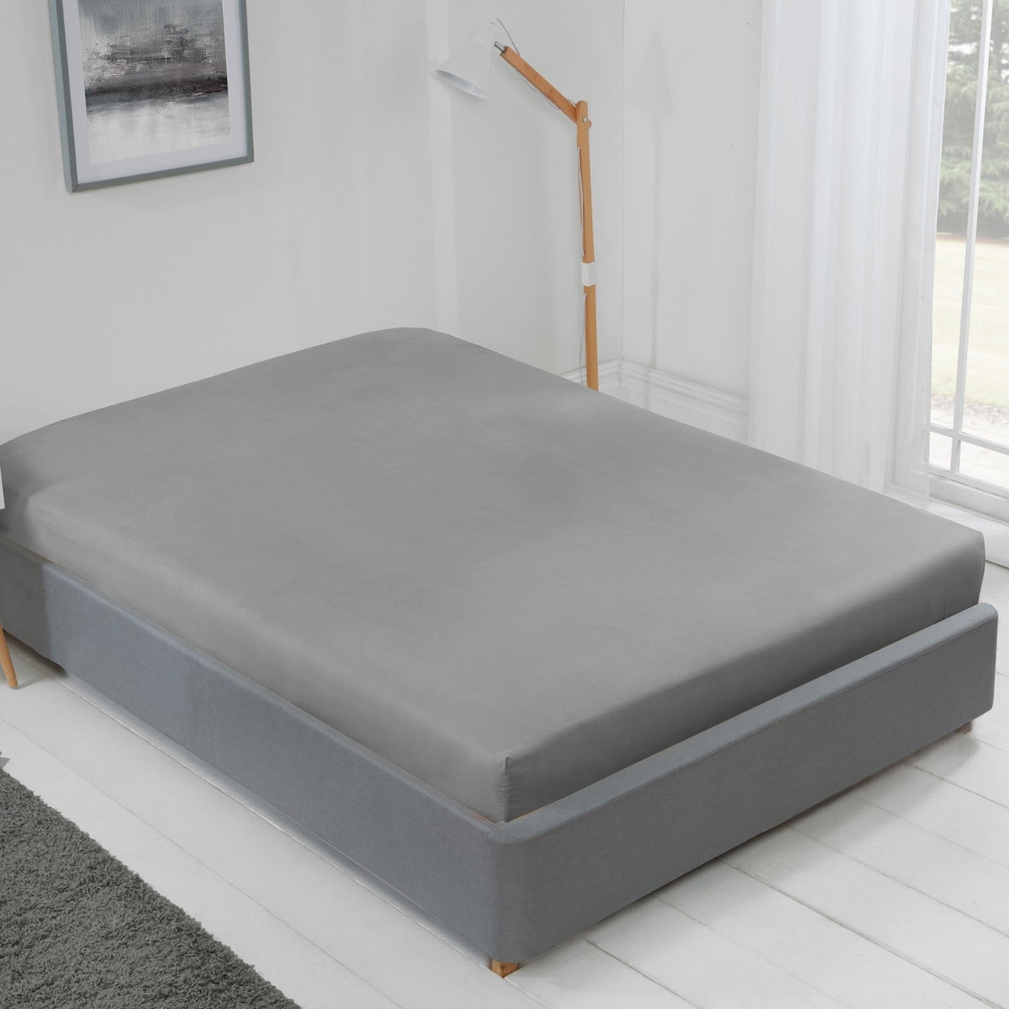 Lyla Grey Fitted Sheet
