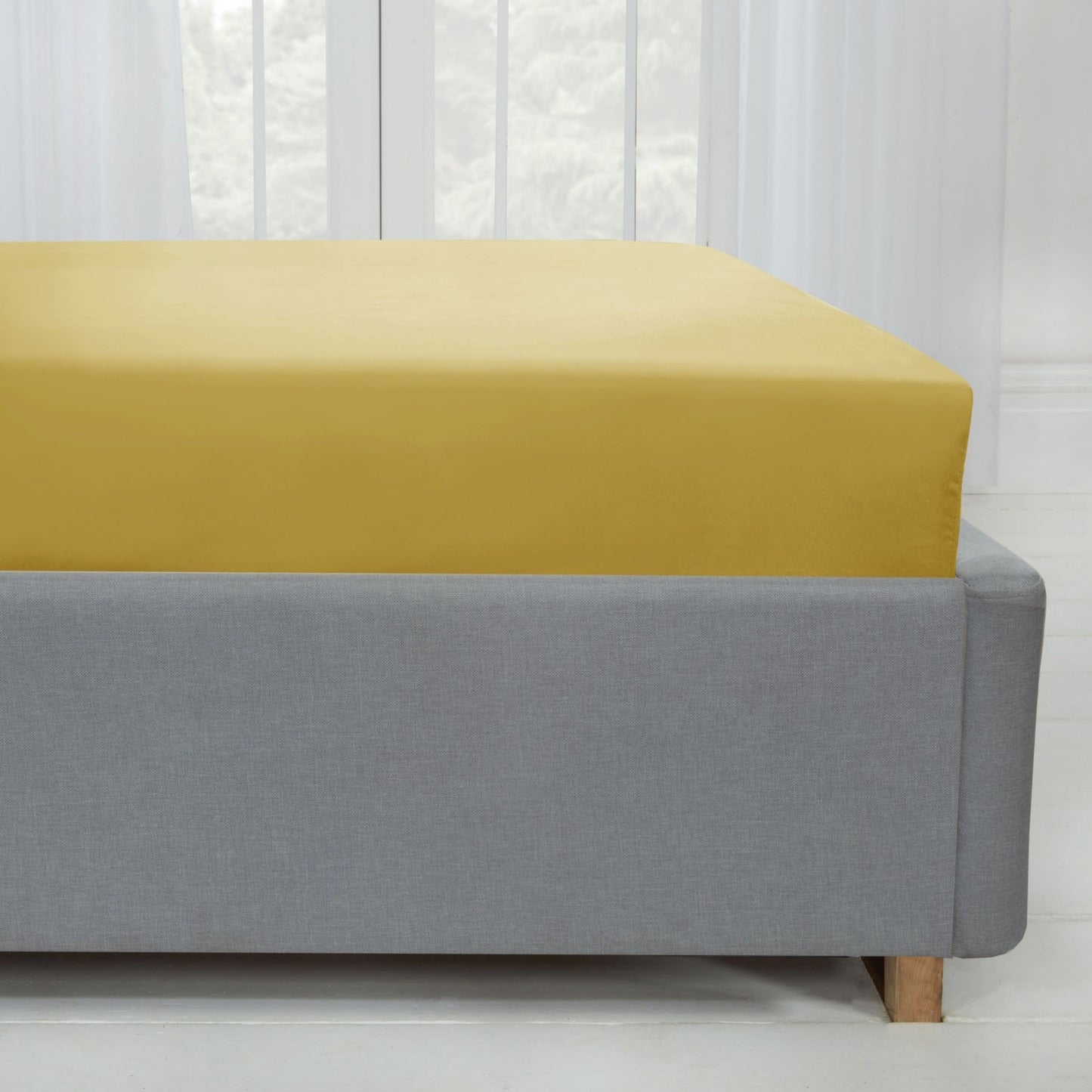 Lyla Ochre Yellow Fitted Sheet