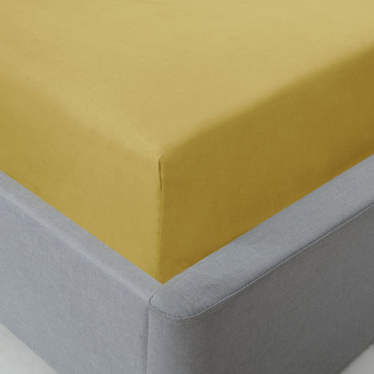 Lyla Ochre Yellow Fitted Sheet