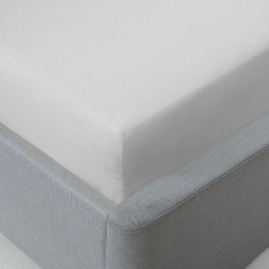 Lyla White Fitted Sheet