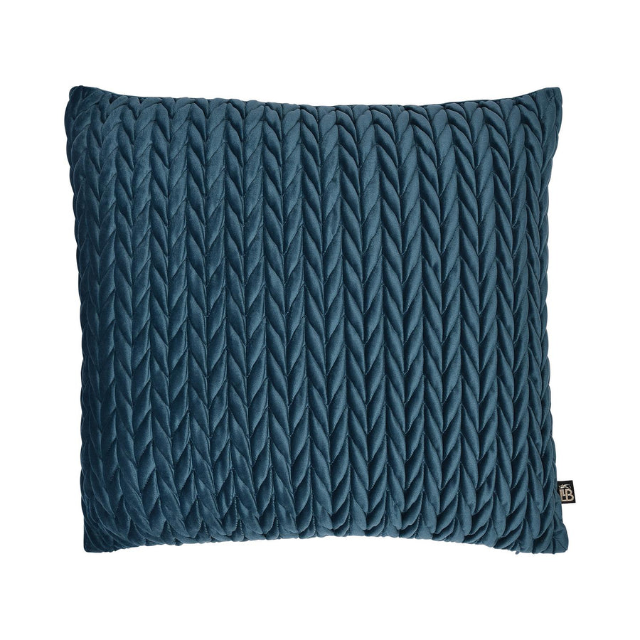 Laurence Llewelyn-Bowen Amory Teal Cushion (43cm x 43cm)