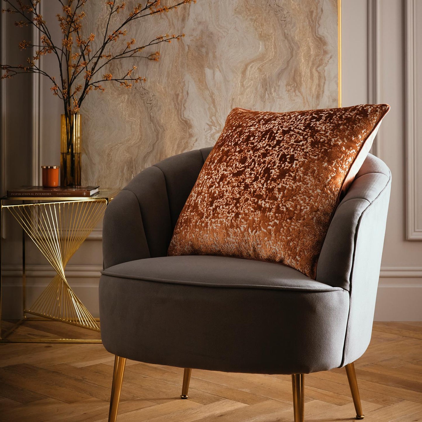 Laurence Llewelyn-Bowen Atlas Spice Large Cushion (55cm x 55cm)