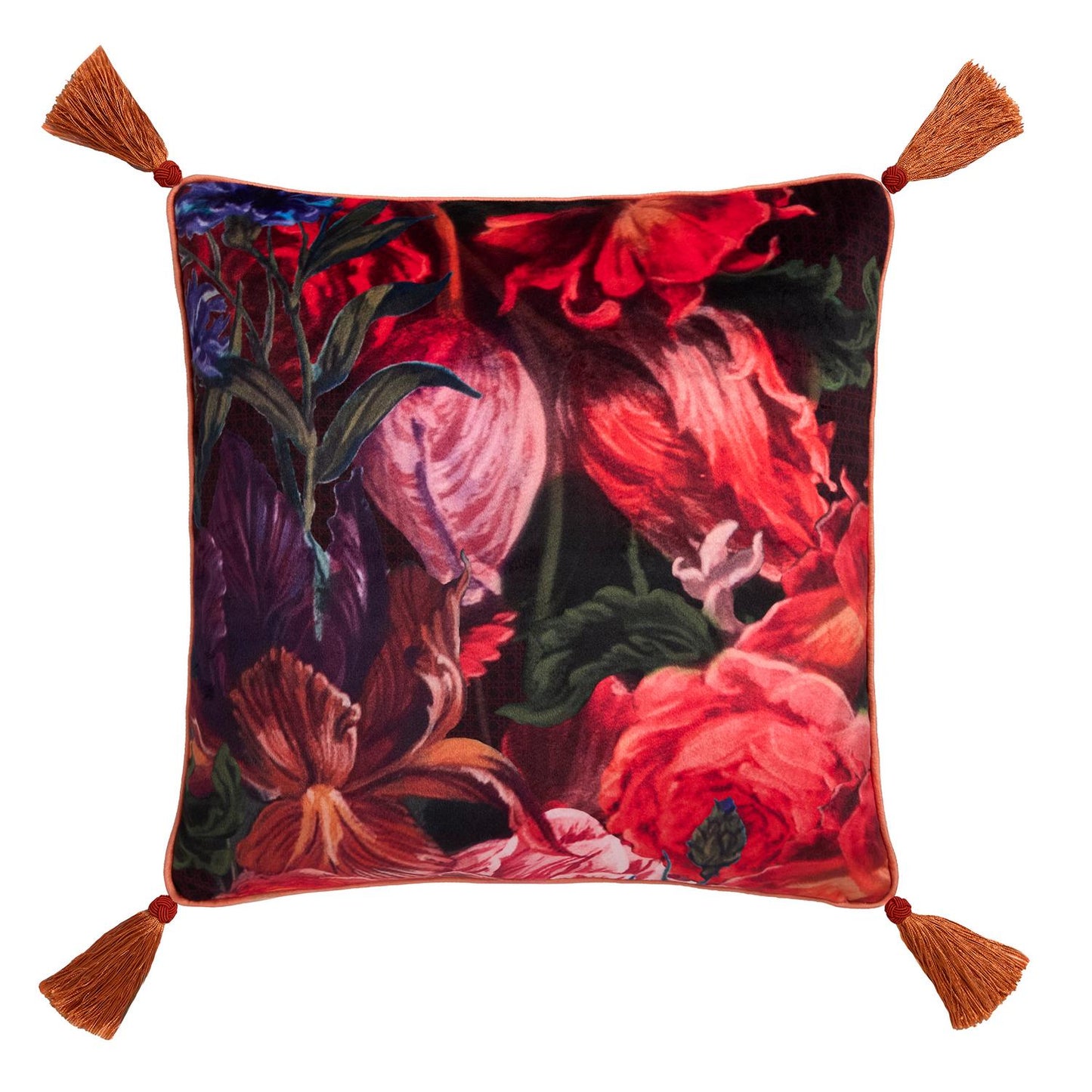Laurence Llewelyn-Bowen Grande Chintz Velvet Cushion