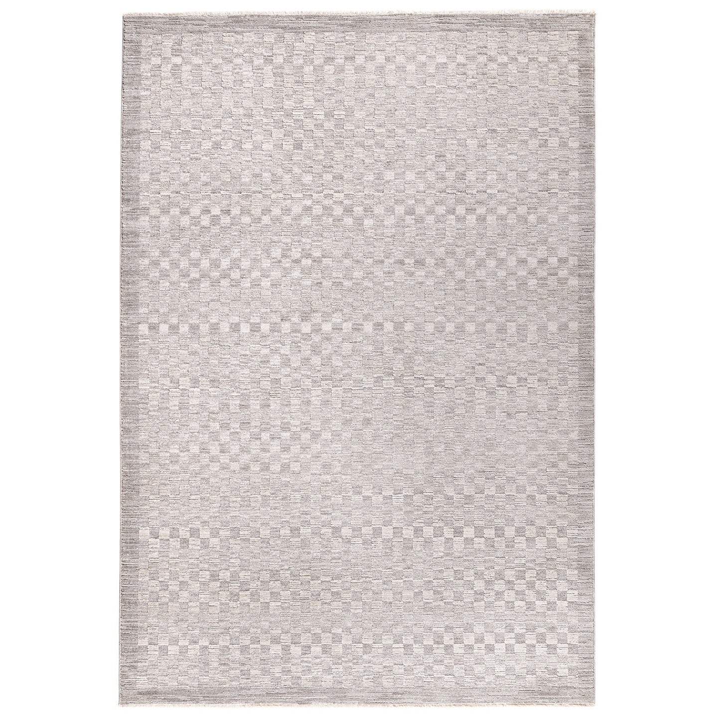 Laurent LA02 Boho Abstract Grey Rug