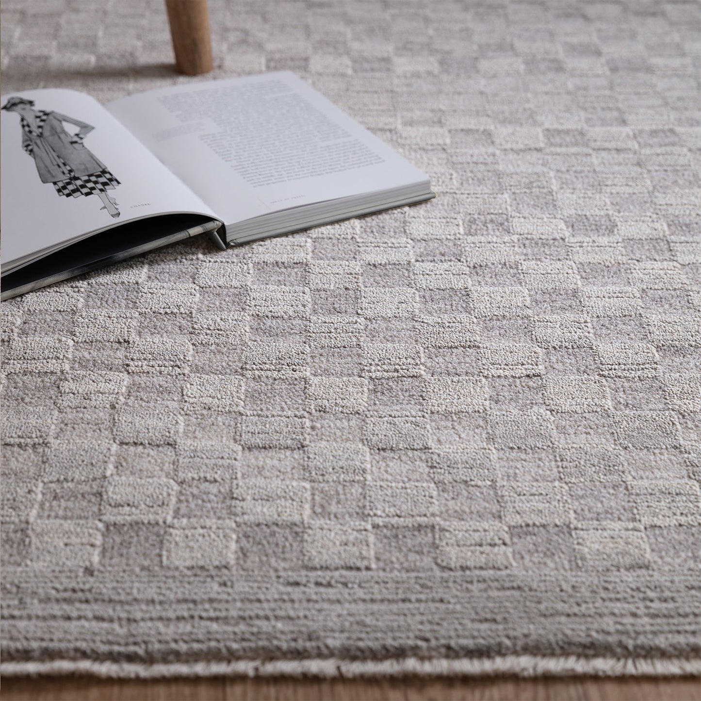 Laurent LA02 Boho Abstract Grey Rug