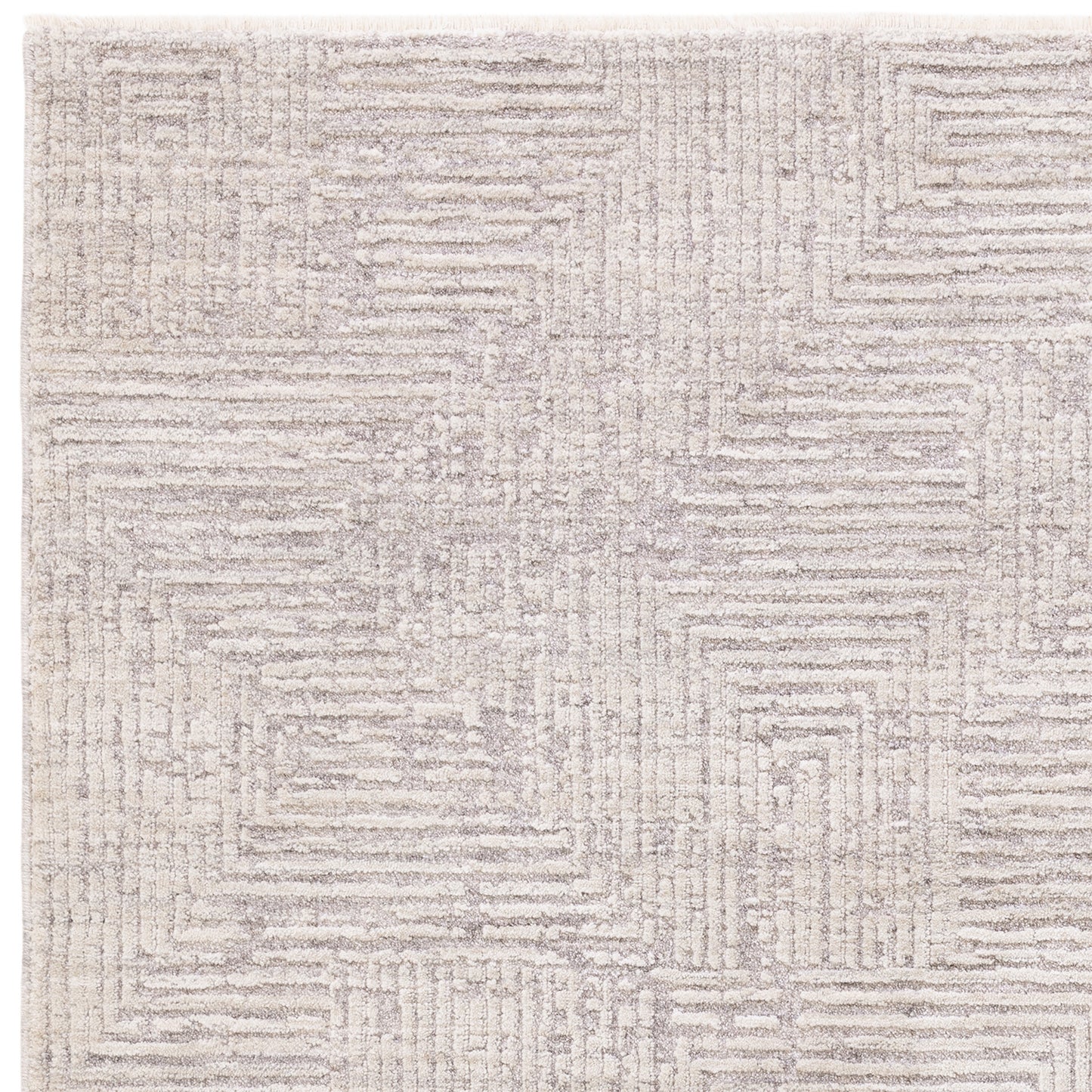 Laurent LA05 Boho Geometric Grey Rug
