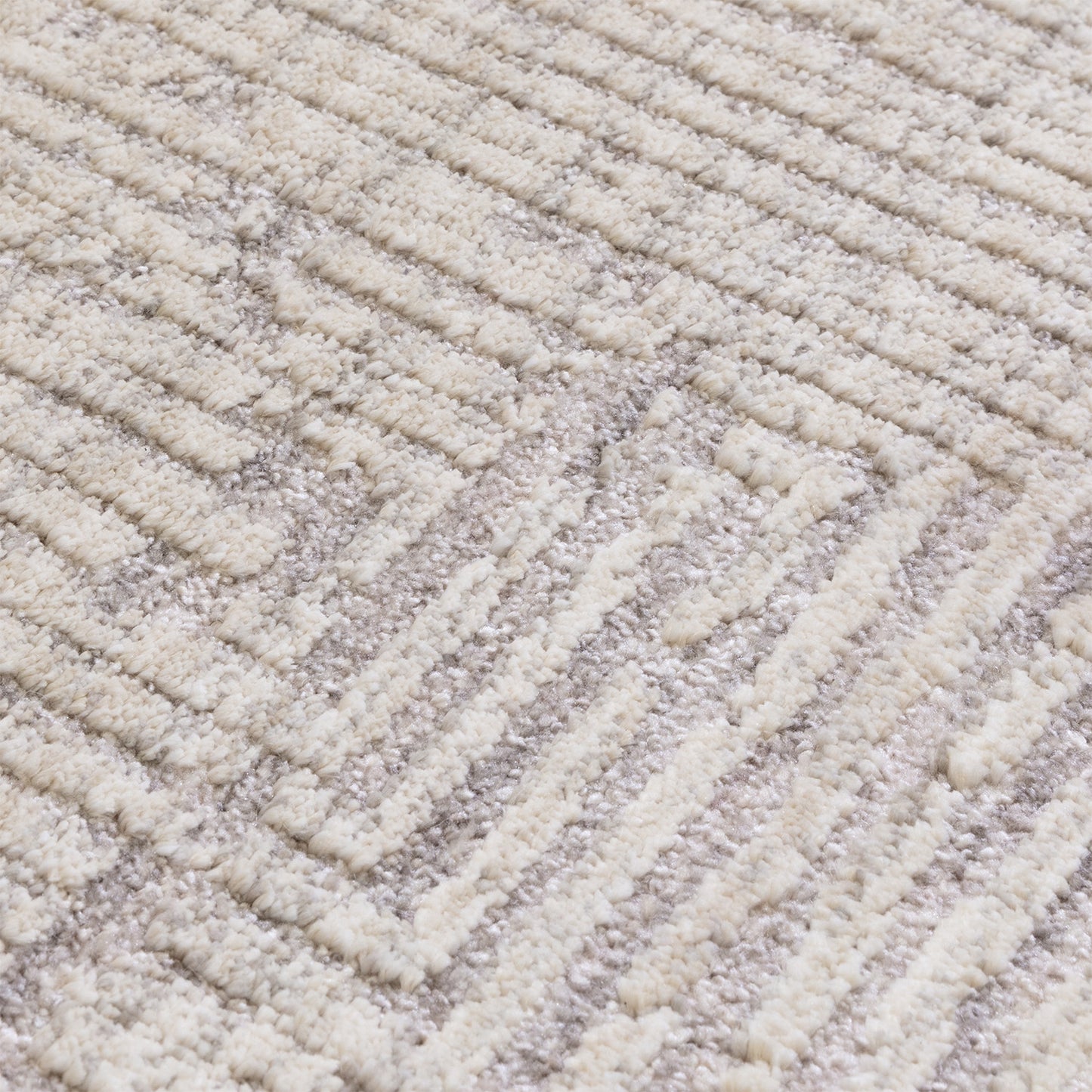 Laurent LA05 Boho Geometric Grey Rug