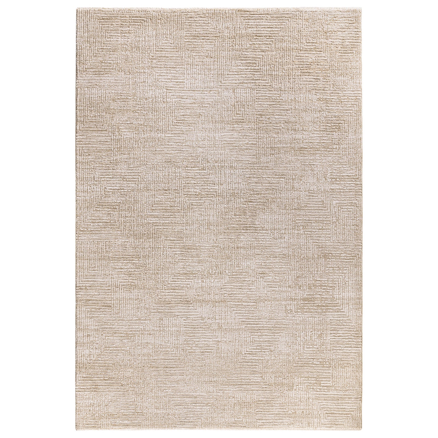 Laurent LA06 Boho Geometric Beige Rug