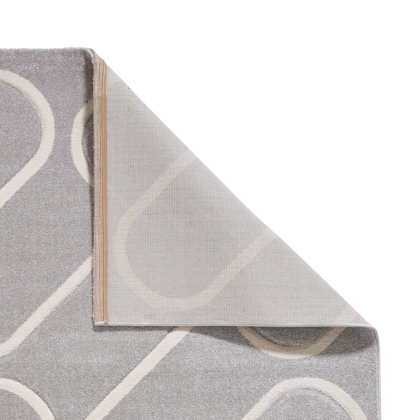 Catherine Lansfield Linear Curve Grey Rug