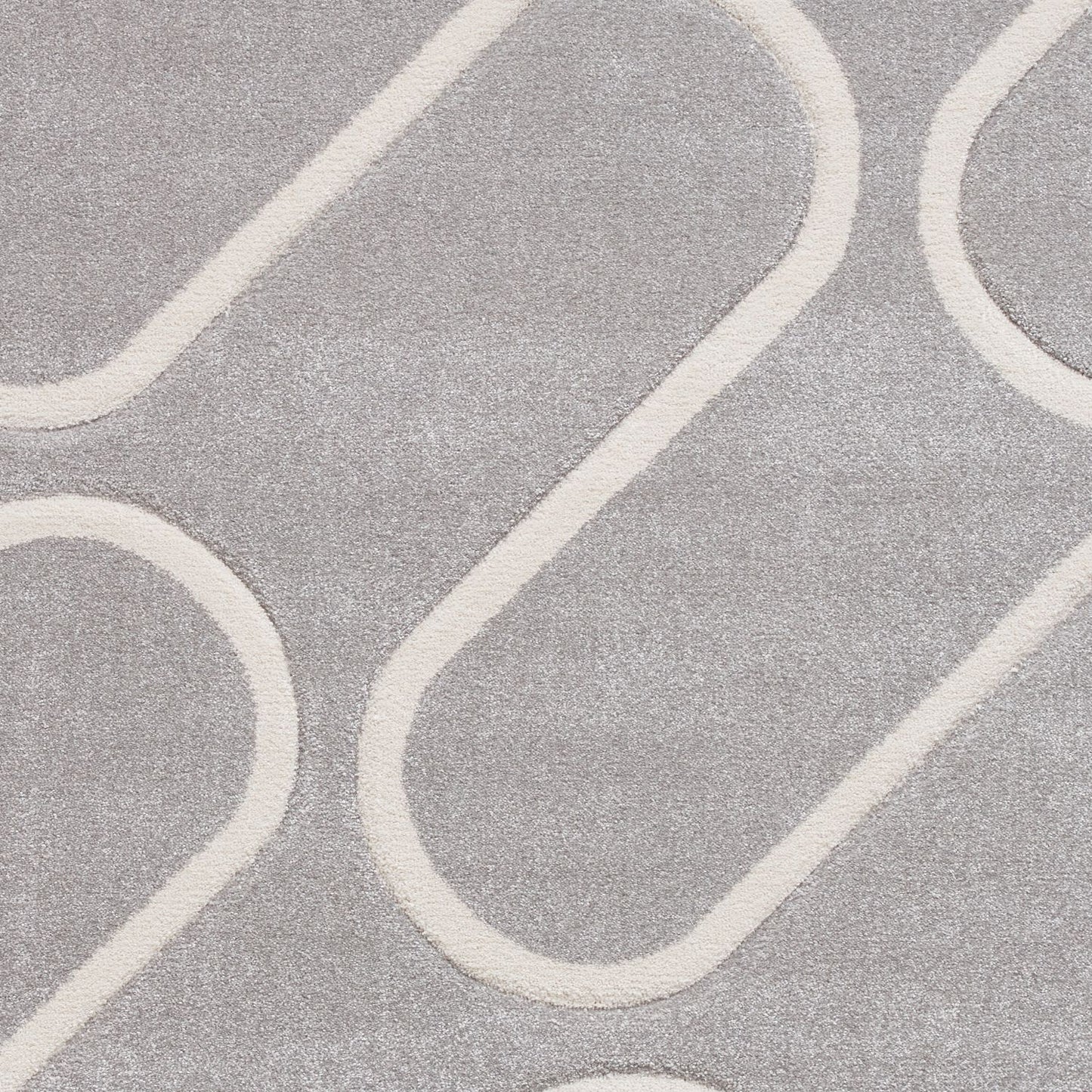 Catherine Lansfield Linear Curve Grey Rug