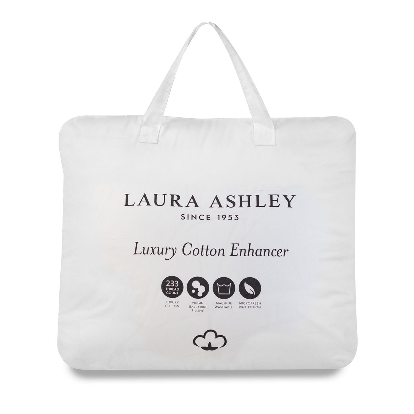 Laura Ashley Luxury Cotton Enhancer Mattress Topper