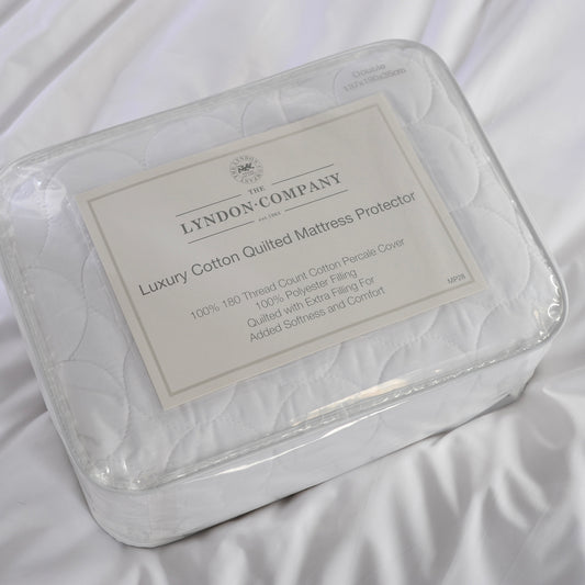 The Lyndon Company Luxury Cotton Quilted Mattress Protector