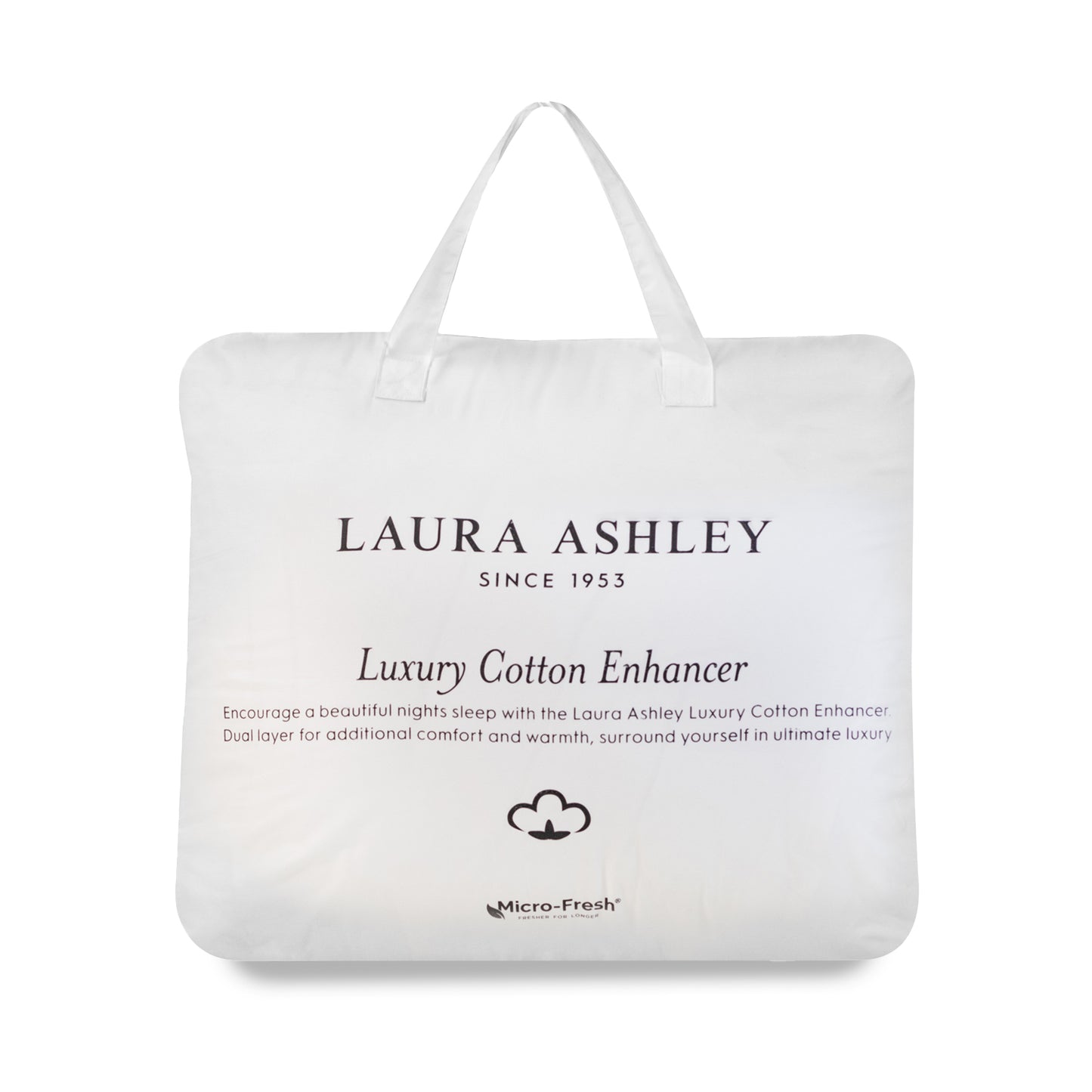 Laura Ashley Luxury Cotton Enhancer Mattress Topper